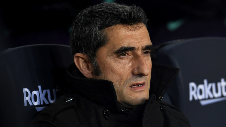 Треньорът на Барселона Ернесто Валверде коментира ситуацията в тима си,