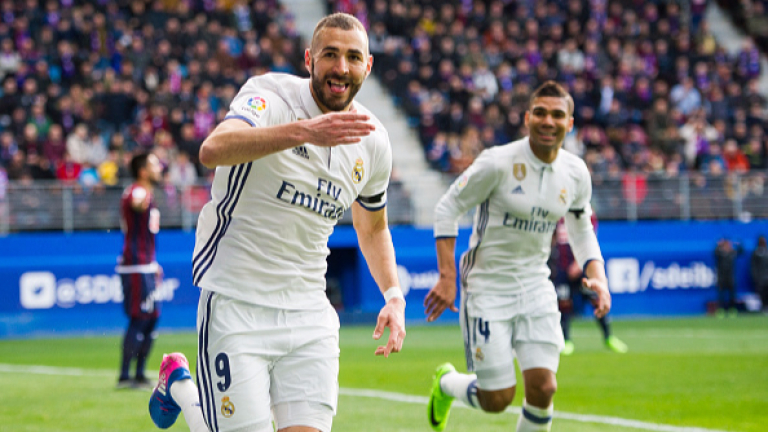 Нападателят на Реал (Мадрид) - Карим Бензема се изравни с
