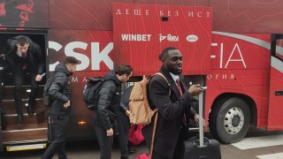 Отборът на ЦСКА заминава за Запорожие където утре от 19 45