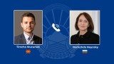 Надежда Нейнски проведе разговор с външния министър на РСМ