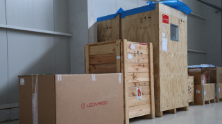 Първата част от наземното оборудване на хеликоптерите за спешна медицинска