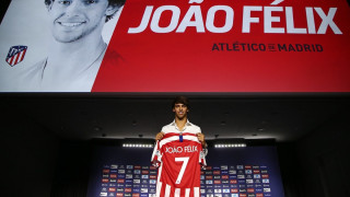 Атлетико Мадрид представи рекордната си покупка Жоао Феликс Португалското бижу