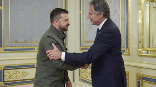 По вереме на посещението си в Украйна държавният секретар на