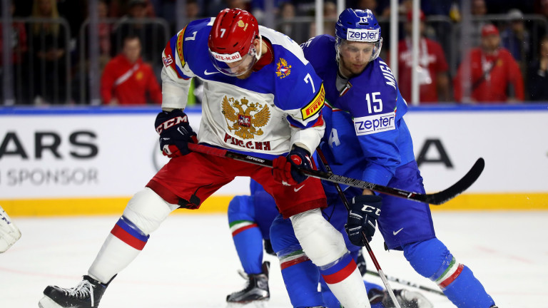 Русия разгроми Италия, Германия обърна домакина Словакия на Световното по хокей на лед