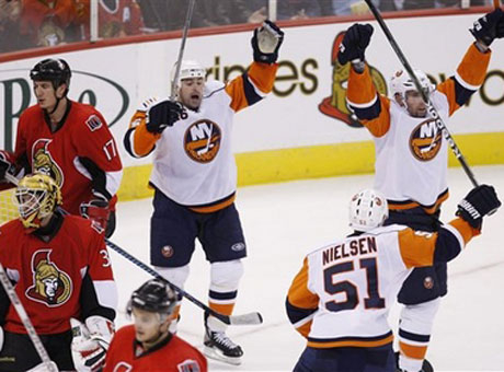 Айлъндърс надвиха Сенатърс