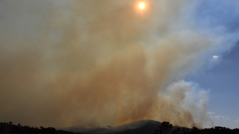 Бедствено положение в района на столицата на Австралия заради пожари