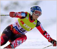 Хърватска скиорка с тежка контузия