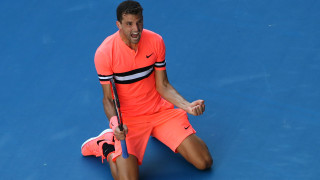 Григор Димитров победи Ник Кириос със 7 6 3 7 6 4 4 6 7 6 4