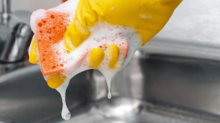 Кухненската гъба е от съществено значение за да поддържаме съдовете