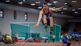 Божидар Саръбоюков Хеброс Харманли защити националната си титла в тройния скок