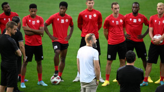 ЦСКА направи официална тренировка преди реванша с Базел Червените се готвиха