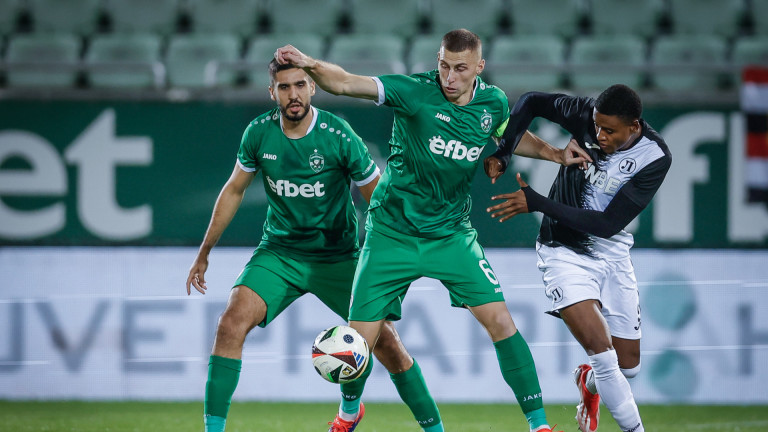 Ludogorets – Lokomotiv (Plovdiv) 1:0 (développement du match en minutes)