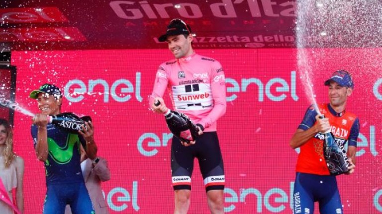 Том Дюмулен спечели стотната колоездачна обиколка на Италия