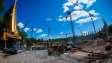 Монтираха и последните колони на Сектор "Г" на новия стадион на ЦСКА