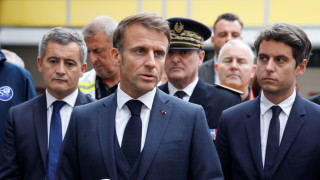 Френският президент Еманюел Макрон заяви в петък че нападението с