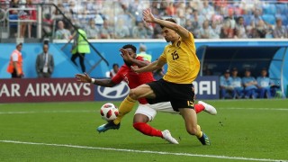 Белгия 1 0 Англия 11′ Удар на Стърлинг е