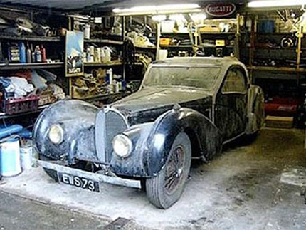 Откриха колекционерско Bugatti в гараж на покойник