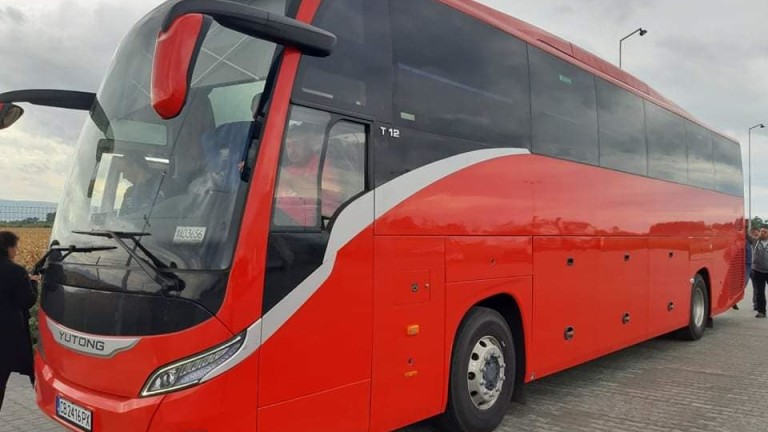 ЦСКА с нов автобус преди мача с Базел 