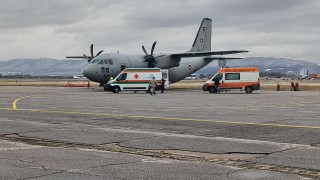 Спартан на ВВС транспортира от София пациент до Хамбург
