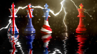 между Австралия Съединените щати и Великобритания може да предизвика надпревара