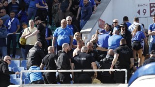 Полицията коментира боя в сектор А на стадион Васил Левски