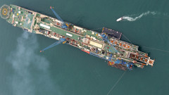 Започна полагането на тръби за пренос на природния газ, открит в Черно море, вижте къде