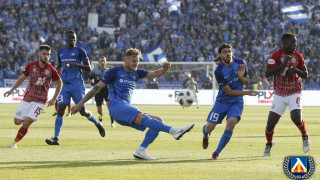 Левски спечели с 1 0 дербито с ЦСКА на Васил Левски