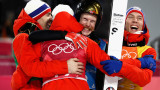 Злато за Норвегия в отборния ски-скок за мъже
