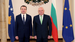 Служебният премиер Димитър Главчев и косовският премиер Албин Курти обсъдиха