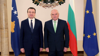 Служебният премиер Димитър Главчев и косовският премиер Албин Курти обсъдиха
