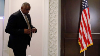 Министърът на отбраната на САЩ Лойд Остин и министърът на