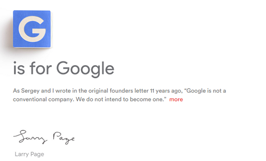 Защо Google става Alphabet?