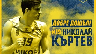 Централният блокировач Николай Къртев ще продължи кариерата си в Хебър