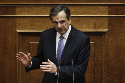 Гръцкият кабинет с вот на доверие