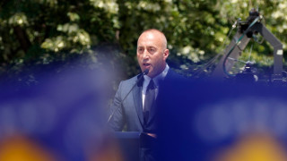 Бившият премиер на непризнатото Косово Рамуш Харадинай призова в събота