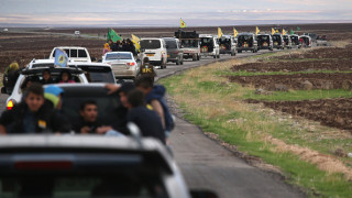 Подкрепяните от САЩ сирийски бойци превзеха почти половината от град