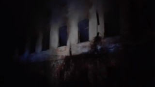 Пожар горя в необитаеми постройки в двора на старото