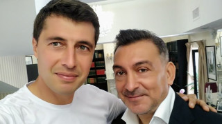 Легендарният футболист Илие Думитреску се срещна с футболния общественик Кирил