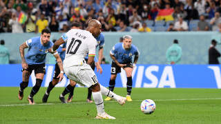 Гана - Уругвай, 0:0, "черните звезди" пропуснаха дузпа 