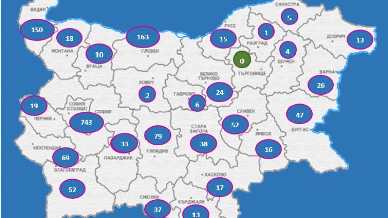 1652 случая на COVID-19 у нас, смъртните случаи - 78