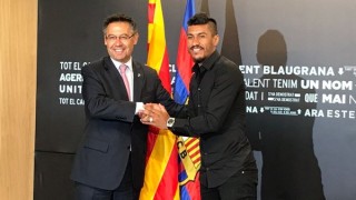 Новото попълнение на Барселона Паулиньо беше представен официално на стадион