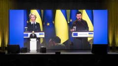 Напрежение на срещата между Фон дер Лайен и Зеленски