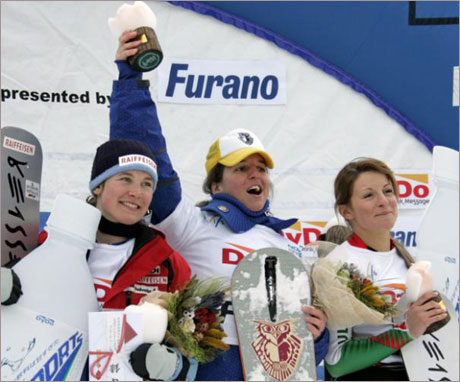 Жекова остана 5-а в бордъркроса от Световната купа по сноуборд 