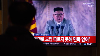 Севернокорейският водач Ким Чен ун каза на публиката по време на