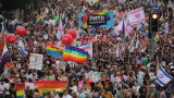  Израелци използваха и гей парада за митинг против правосъдната промяна 