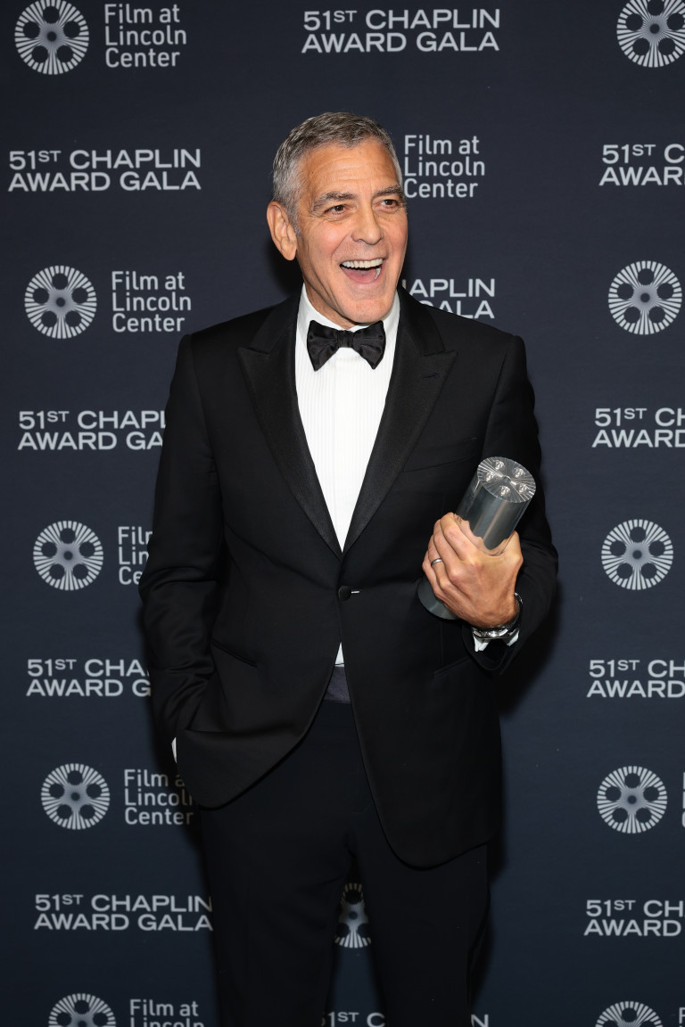 С последната си награда - Chaplin Award 