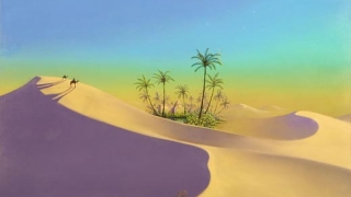 Зелен град разцъфва в пустинята