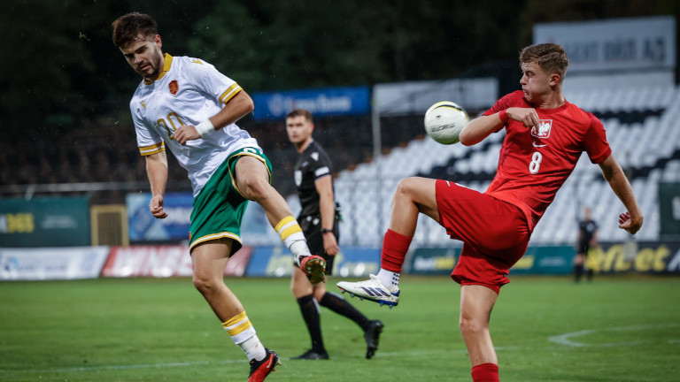 България U21 - Полша U21 1:3 (Развой на срещата по минути)