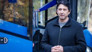 Изпълнителният директор на Левски Даниел Боримиров говори пред медиите за