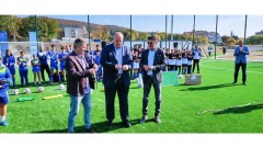 Боби Михайлов откри новия миникомплекс по футбол в Аксаково